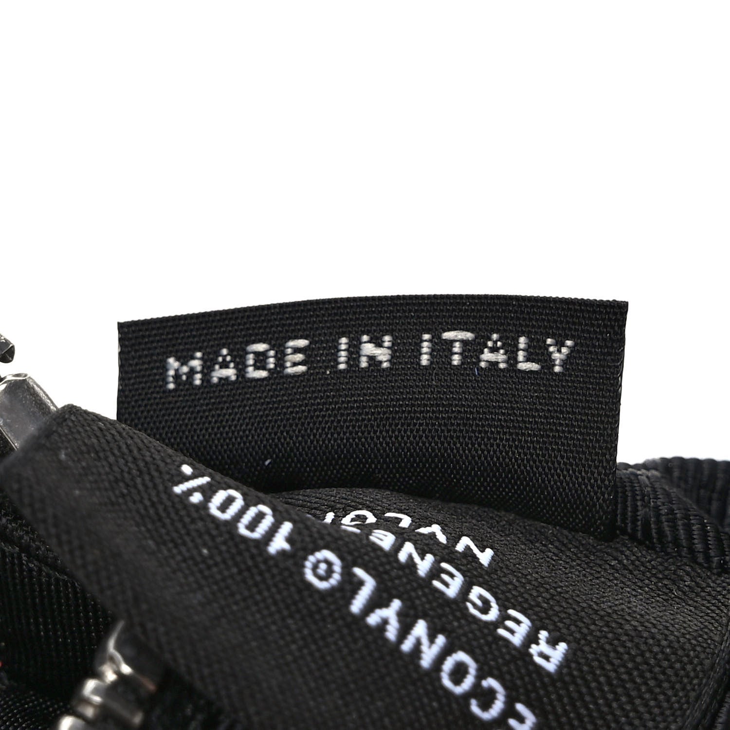 Prada Re-Nylon Travel Saffiano Metal Triangle Logo Mini Arm Pouch Black 6 of 7