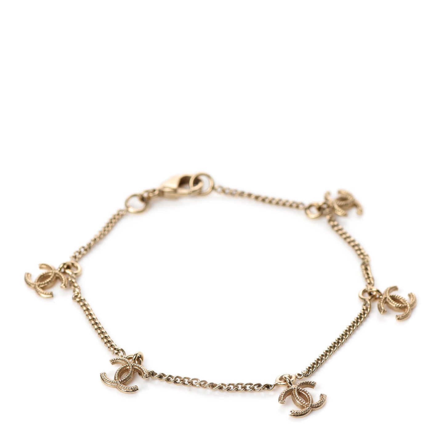 CC Charm Bracelet Gold