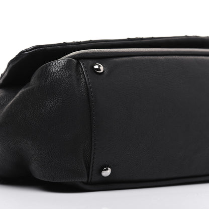 Chanel Calfskin Diamond Stitch Accordion Flap Black 6 of 16