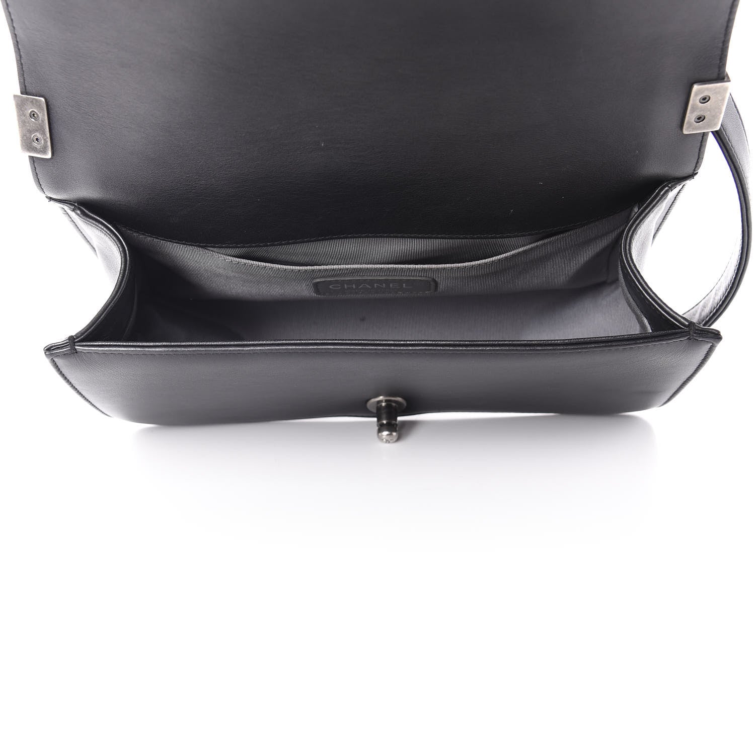 Chanel Calfskin Quilted Medium Boy Flap Black 5 of 12