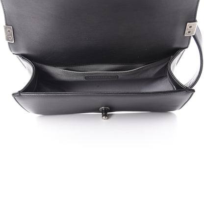 Chanel Calfskin Quilted Medium Boy Flap Black 5 of 12