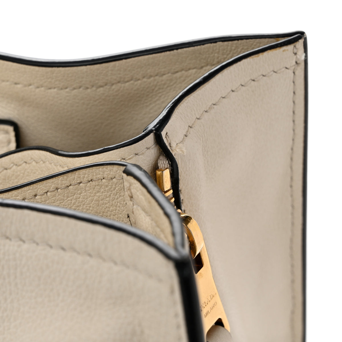 Glace Calfskin Tote White