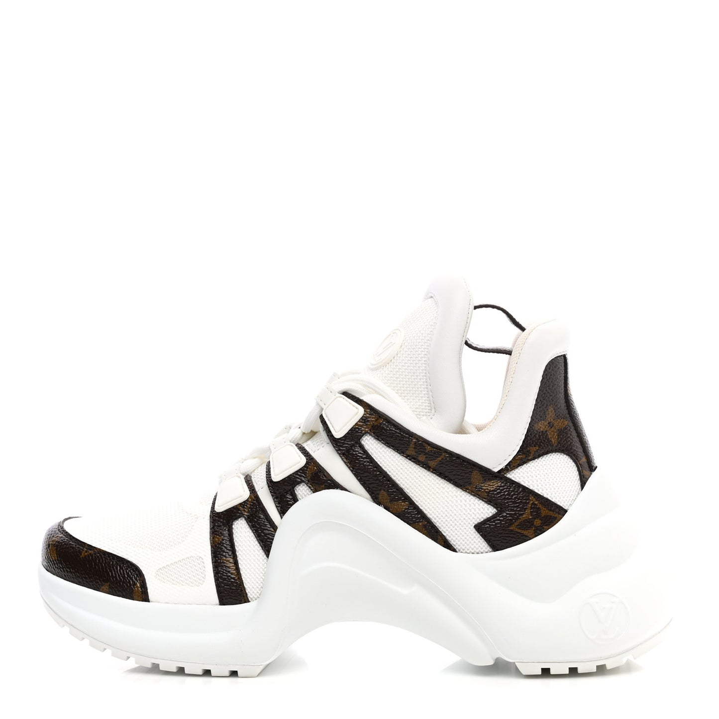 Patent Monogram LV Archlight Sneakers 38 White