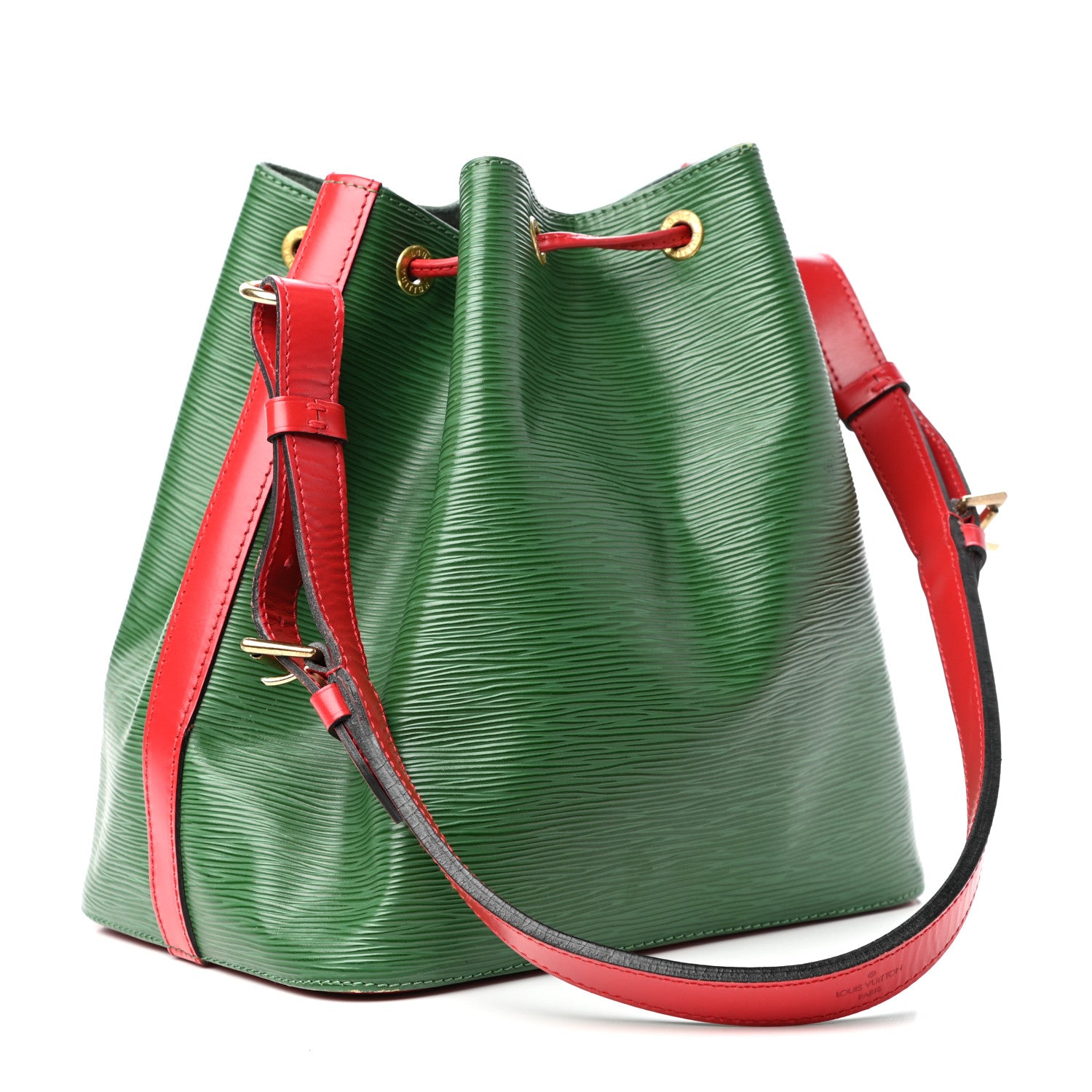 Louis Vuitton Epi Petit Bi-Color Noe Borneo Castillan Red 3 of 10
