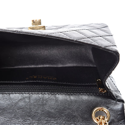 Chanel Aged Calfskin Quilted 2.55 Reissue Mini Flap Black 4 of 10
