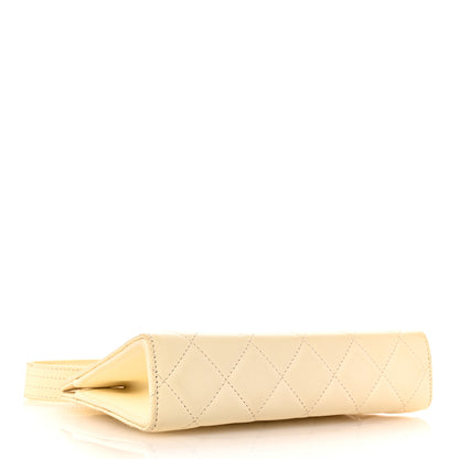 Chanel Lambskin Quilted Evening By The Sea Clutch White 4 of 13