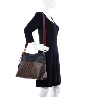 Louis Vuitton Damier Ebene Calfskin Maida Black 2 of 11