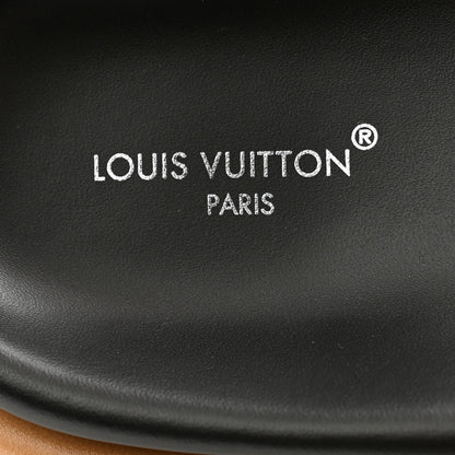Louis Vuitton Nylon Monogram LV Pool Pillow Flat Comfort Mule 37 Cacao Brown 5 of 10