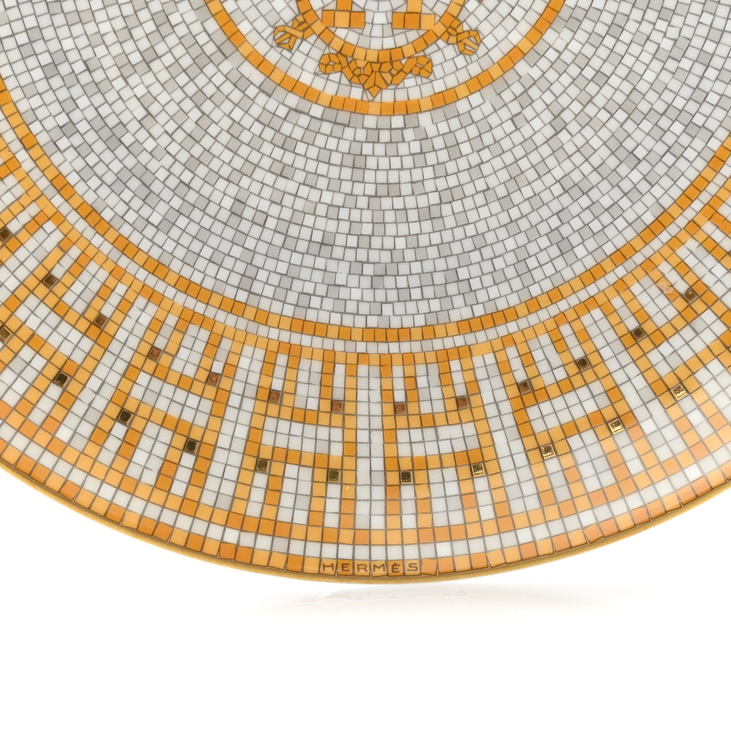 Hermes Porcelain Mosaique au 24 Dessert Plate Set of 2 5 of 6
