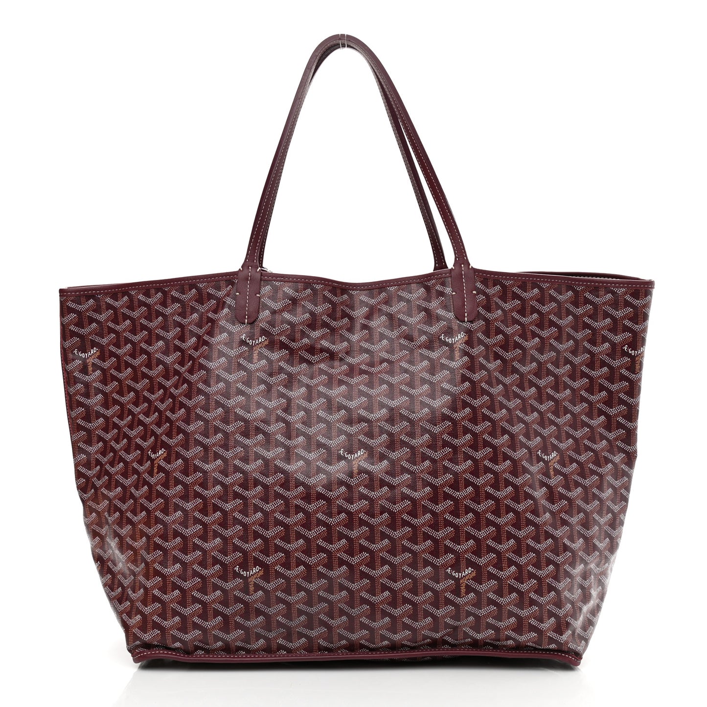 Goyardine Reversible Anjou GM Burgundy