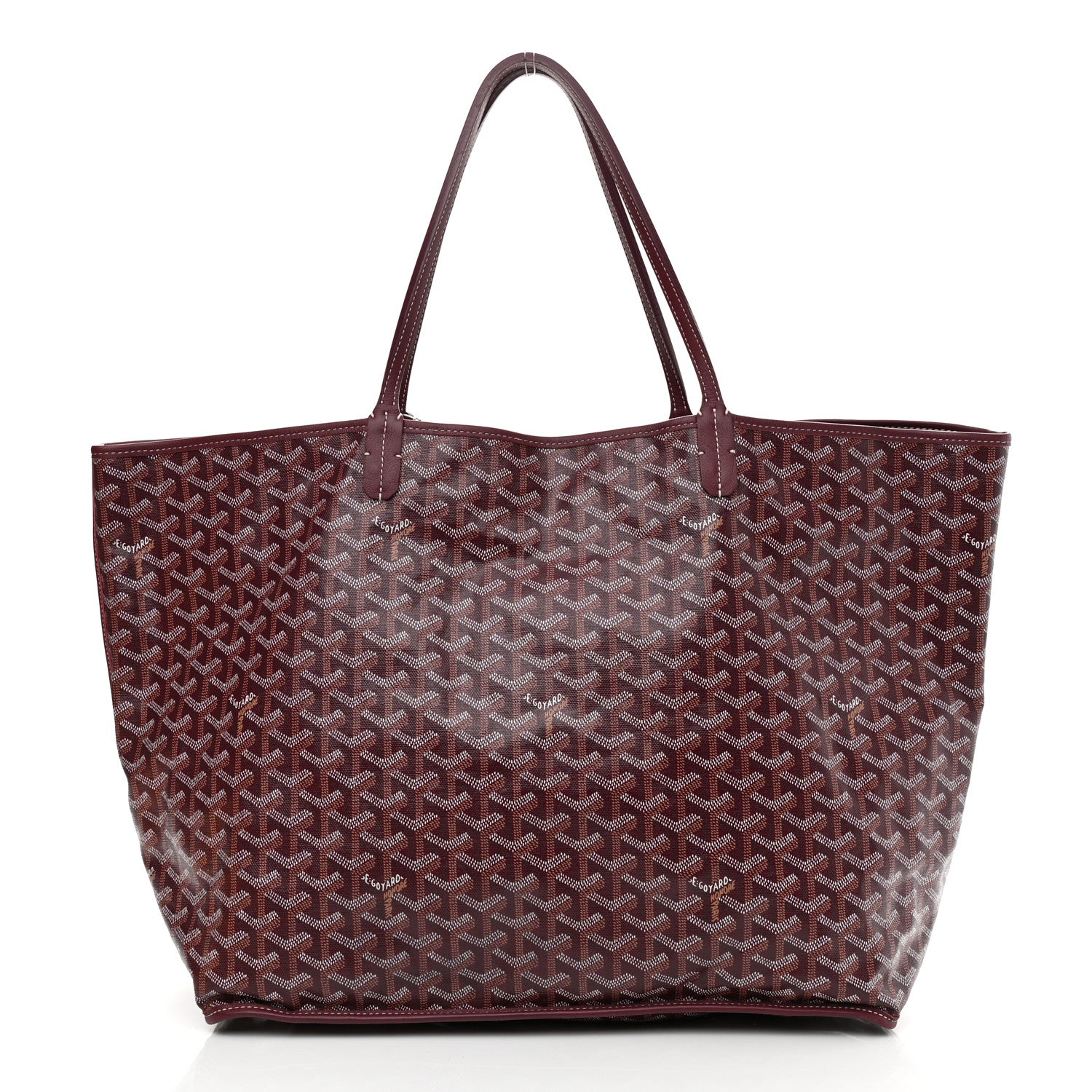 Goyard Goyardine Reversible Anjou GM Burgundy 2 of 8