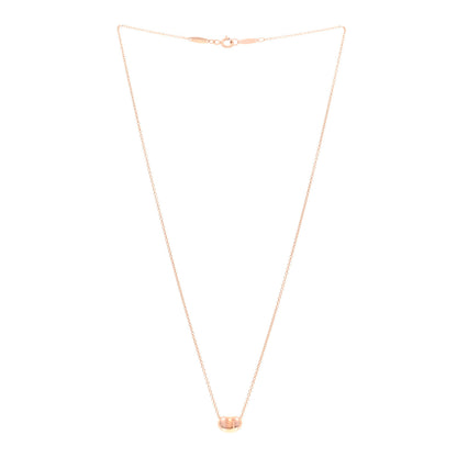 Tiffany 18K Rose Gold 9mm Elsa Peretti Bean Pendant Necklace 3 of 5