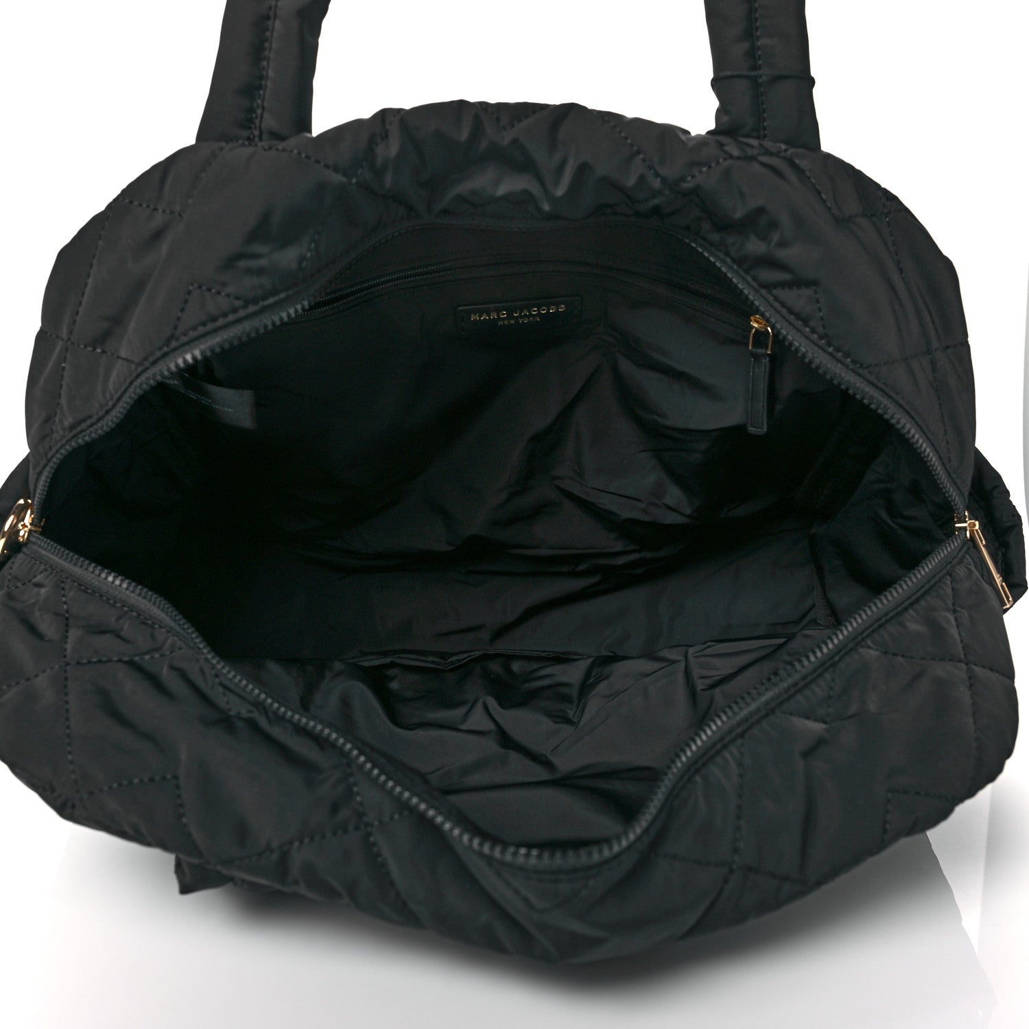 Marc Jacobs Nylon Quilted Medium Weekender Bag Black 5 of 10