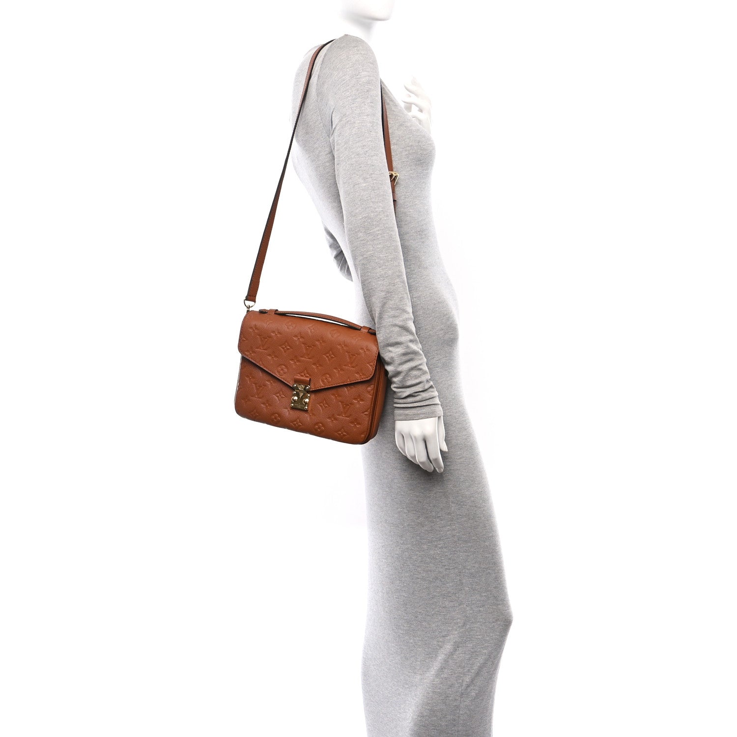 Louis Vuitton Empreinte Pochette Metis Cognac 2 of 10
