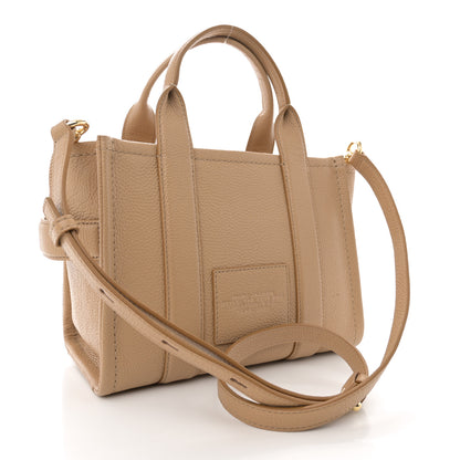 Marc Jacobs Grained Calfskin Small The Tote Camel 3 of 12