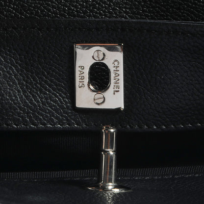 Chanel Calfskin Cerf Shopper Tote Black 6 of 8