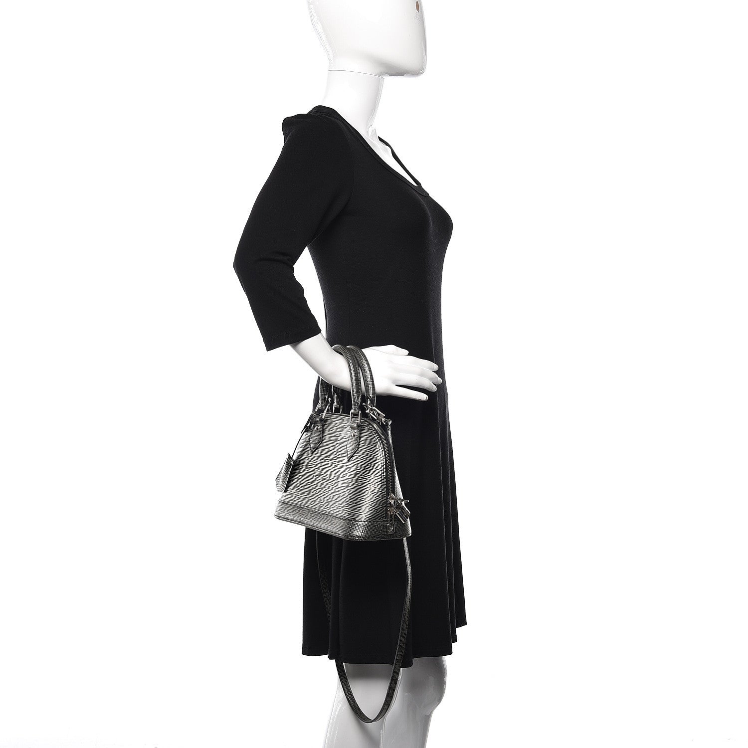 Louis Vuitton Epi Alma BB Platine 2 of 10