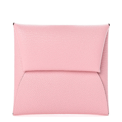 Hermes Chevre Mysore Bastia Coin Purse Rose Sakura 1 of 8