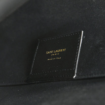 Saint Laurent Calfskin Large Shopping Tote Black 6 of 9