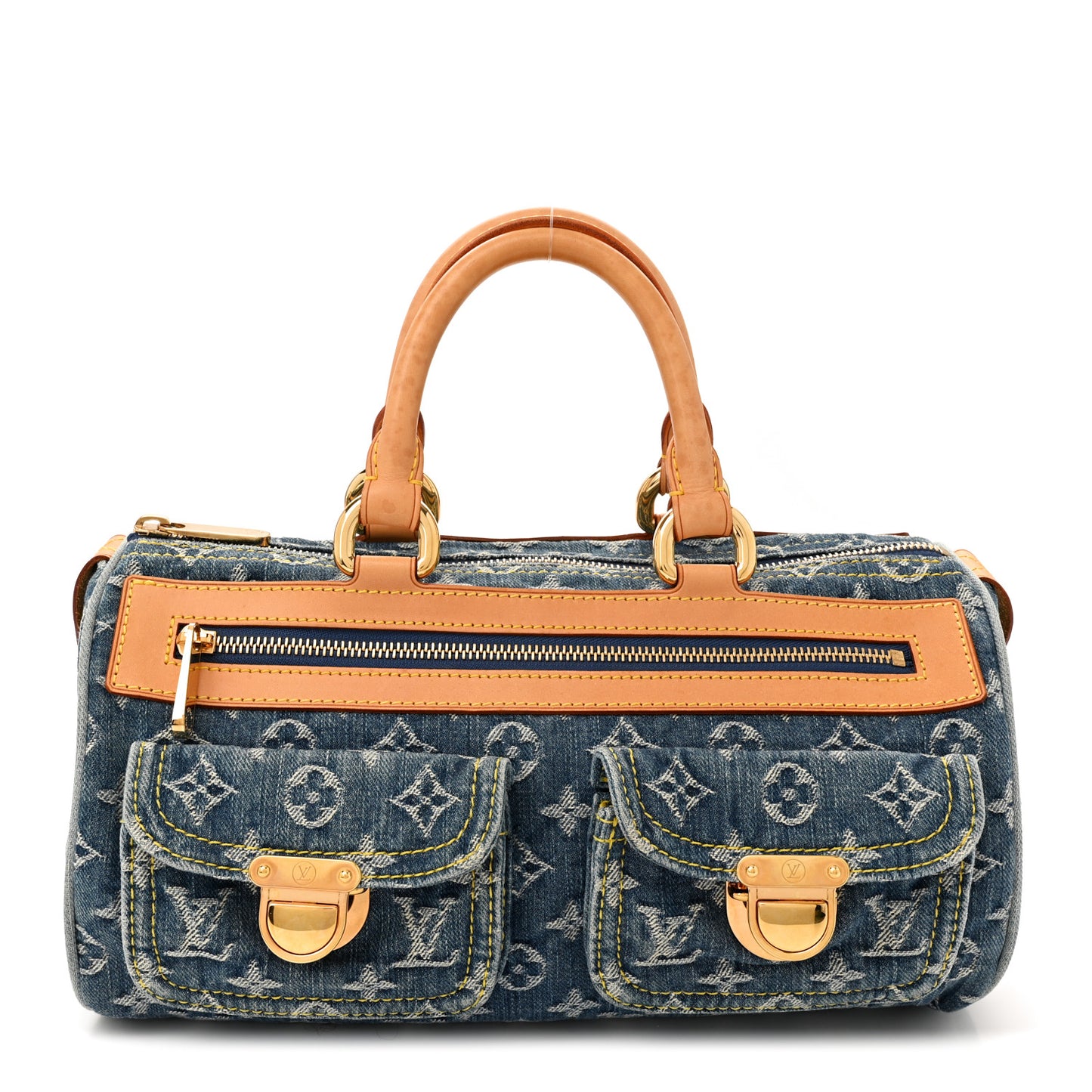 Monogram Denim Neo Speedy Blue