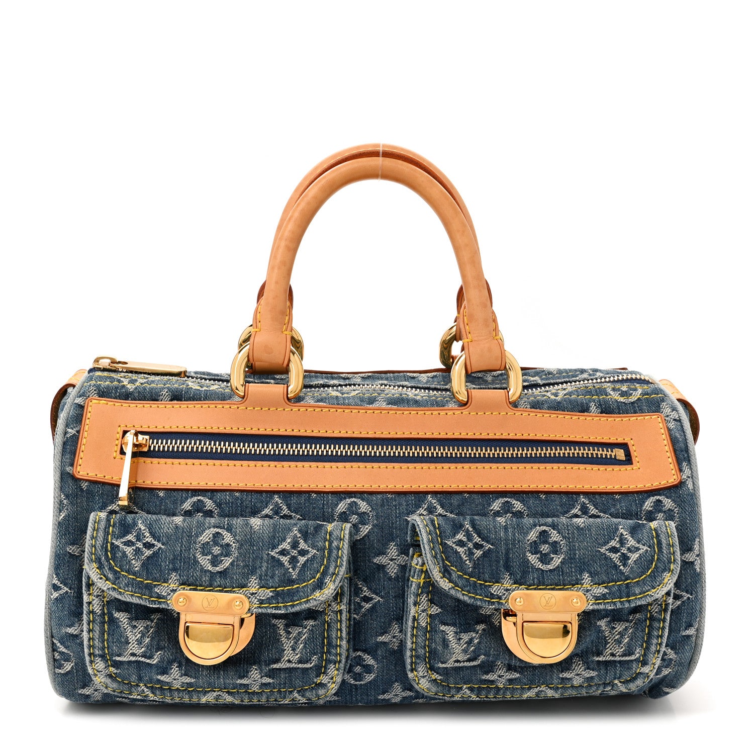 Louis Vuitton Monogram Denim Neo Speedy Blue 1 of 10