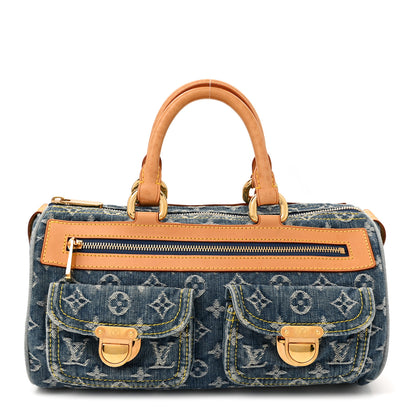 Louis Vuitton Monogram Denim Neo Speedy Blue 1 of 10