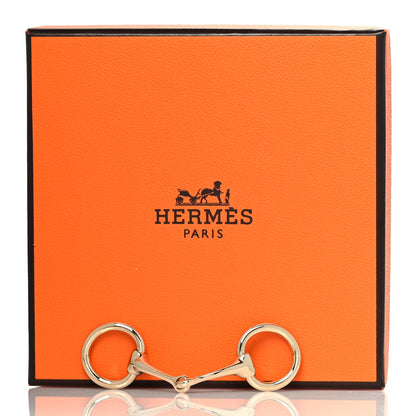 Hermes Permabrass Mors Scarf Ring Gold 5 of 5