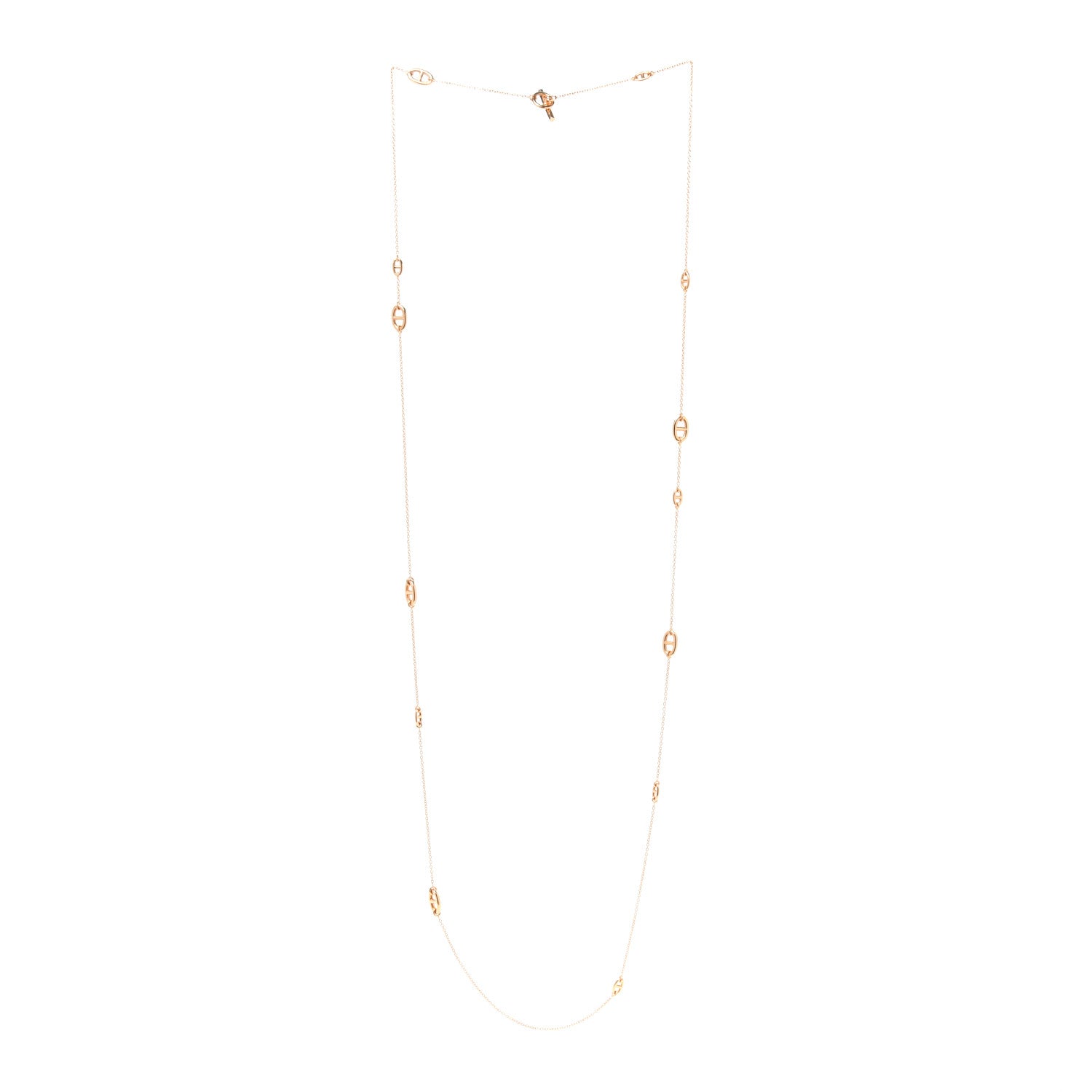 Hermes 18K Rose Gold PM Farandole Necklace 120 4 of 4