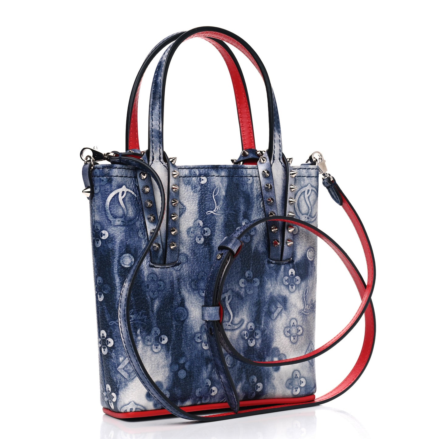 Calfskin Punk Mini North South Cabata Tote Multi