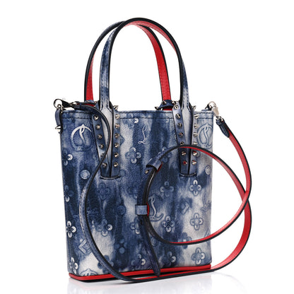 Christian Louboutin Calfskin Punk Mini North South Cabata Tote Multi 2 of 5