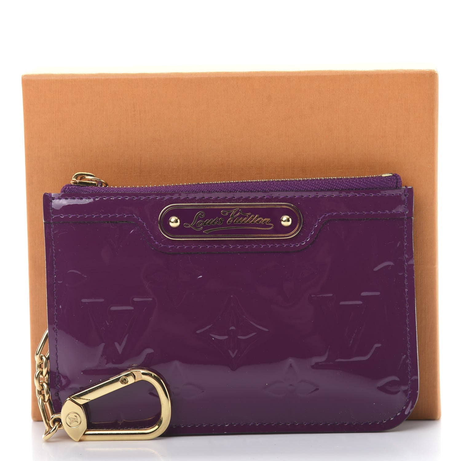 Louis Vuitton Vernis Key Pouch Amethyste 8 of 8