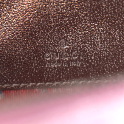 Gucci Laminated Nappa Trapuntata Mini Zumi Dome Shoulder Bag Rosa Lago Rame 6 of 9