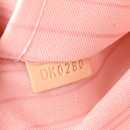 Louis Vuitton Damier Azur Neverfull MM GM Pochette Rose Ballerine 7 of 7