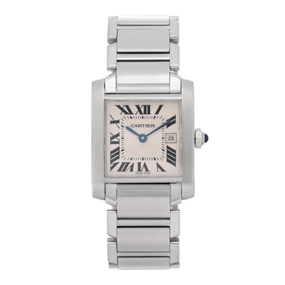 Cartier Stainless Steel 25mm Tank Francaise Quartz Watch 1 of 4