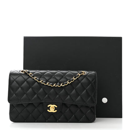 Chanel Caviar Quilted Medium Double Flap Black 11 of 11
