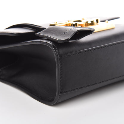 Gucci Calfskin Small Padlock Shoulder Bag Black 9 of 13