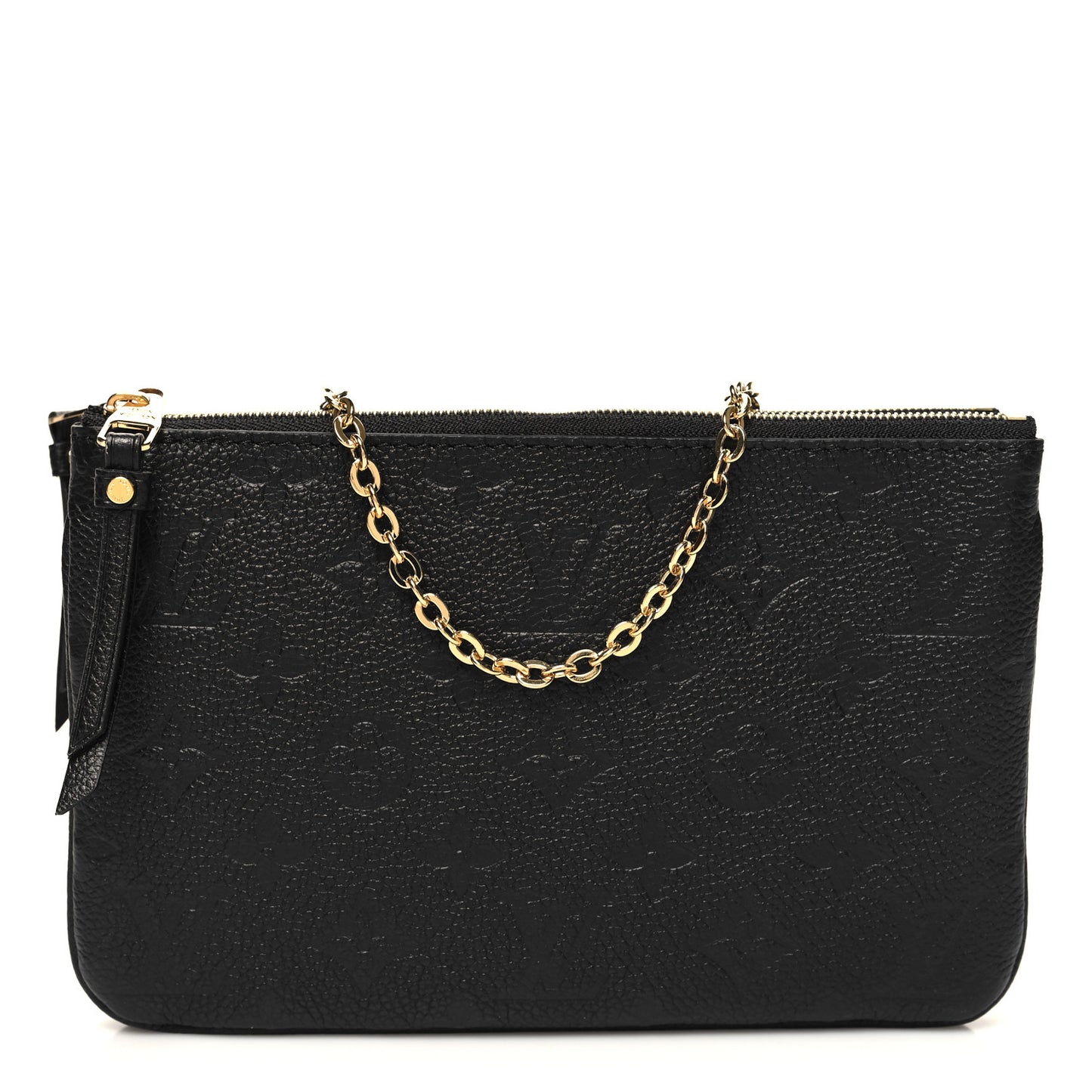 Empreinte Double Zip Pochette Black
