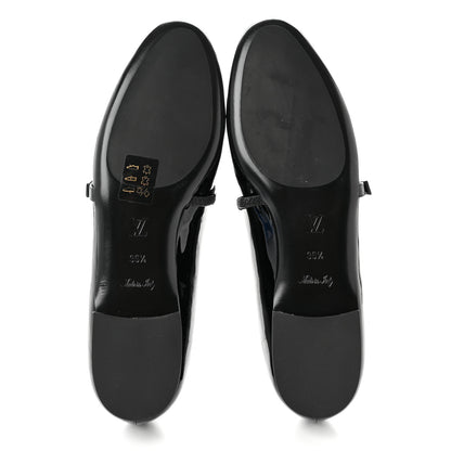 Louis Vuitton Patent Uniformes Ballerina Flat 39.5 Black 5 of 8