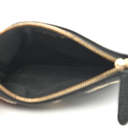 Chanel Shiny Lambskin Studded Rock The Diamond CC Small Cosmetic Case Black 5 of 8