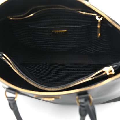 Prada Saffiano Lux Large Promenade Tote Black 5 of 11