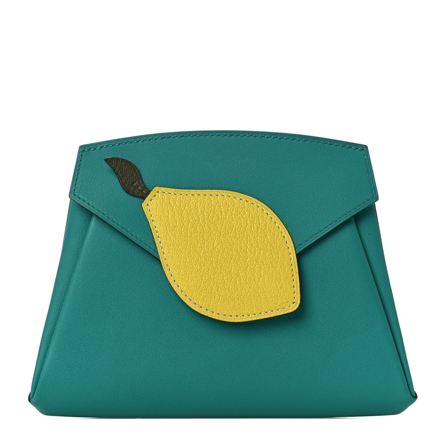 Swift Chevre Mysore Hermail Tutti Frutti Lemon Wallet Bleu Paon Lime Canopee