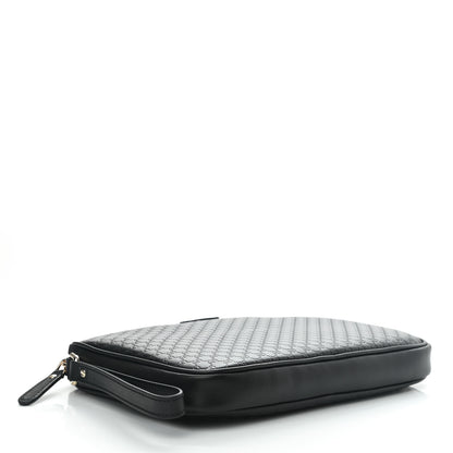 Gucci Microguccissima GG Wristlet Pouch Black 3 of 6