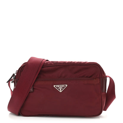 Prada Tessuto Nylon Crossbody Bag Granato 1 of 11
