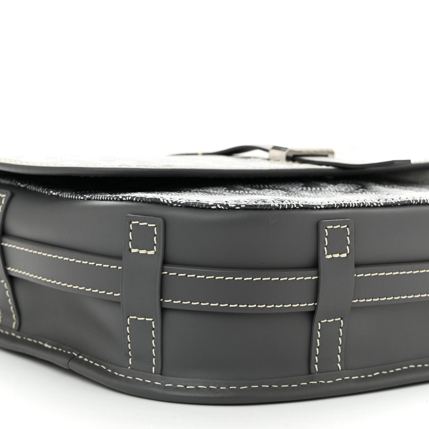 Goyardine Belvedere II PM Messenger Bag Grey