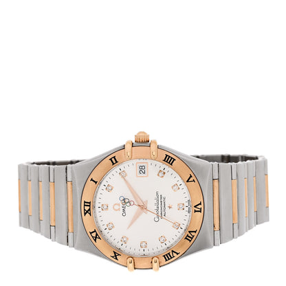 Omega Stainless Steel 18K Red Gold Diamond 35mm Constellation Co-Axial Automatic Watch 111.20.36.20.52.001 2 of 4