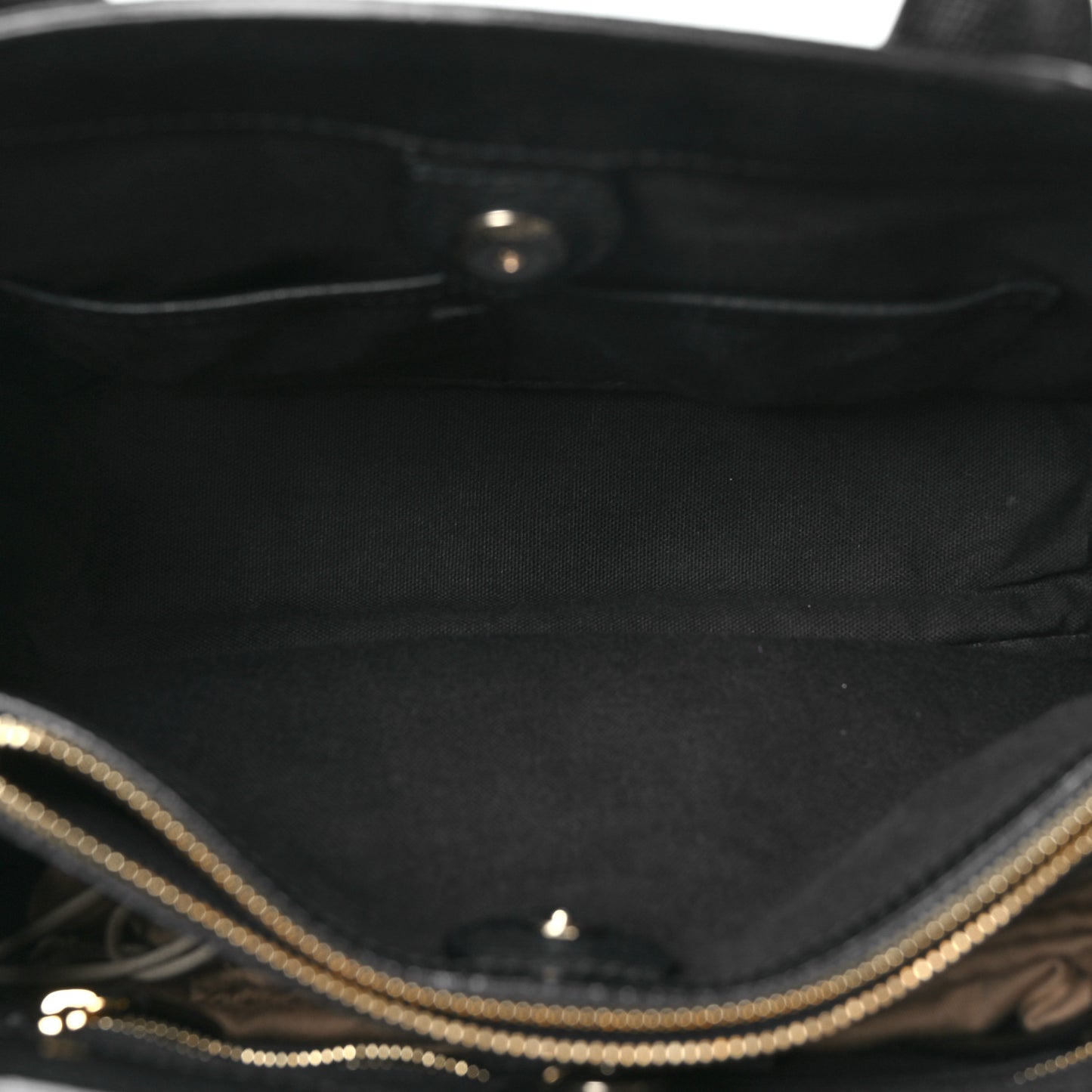 Grainy Calfskin House Check Medium Banner Tote Black