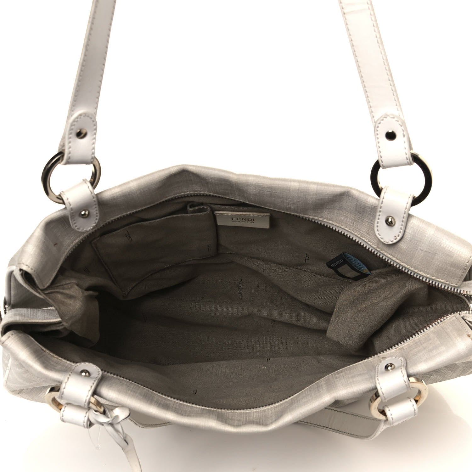 Fendi Zucca Spalmati Large Chef Shopper Tote White 5 of 18