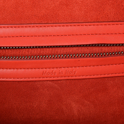Celine Nappa Calfskin Medium Phantom Luggage Vermillion 7 of 11