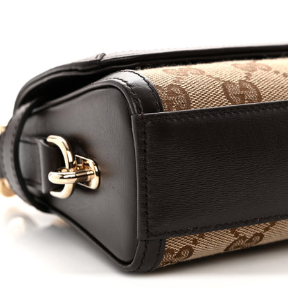 Gucci GG Monogram Small Luce Shoulder Bag Beige Ebony 8 of 10