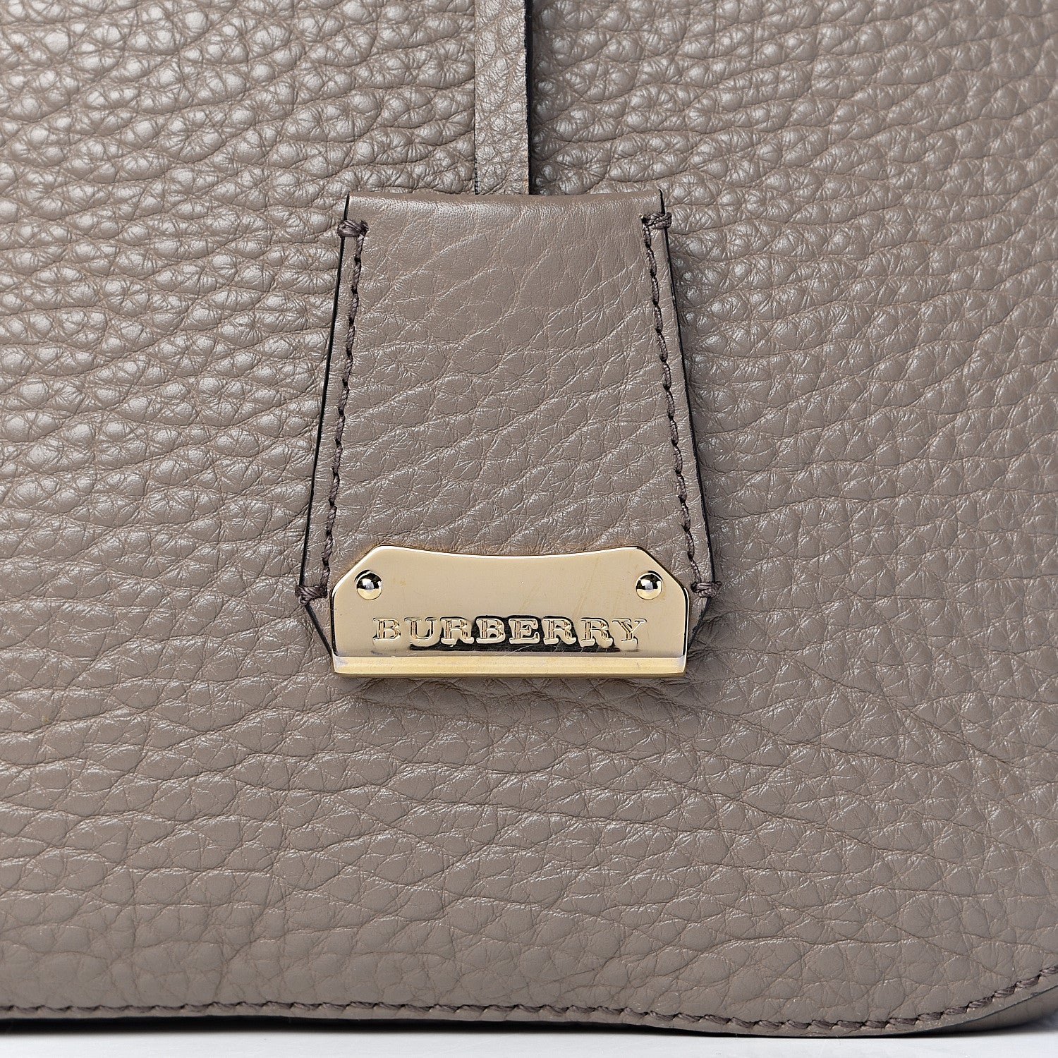 Burberry Heritage Grain Medium Orchard Bowling Bag Pale Taupe 12 of 21